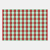 Karierter Schachbrettkarton Geschenkpapier Set (Vorderseite 3)