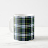 Karierter schottischer Clan Gordon Green White Kar Kaffeetasse (Vorderseite Links)
