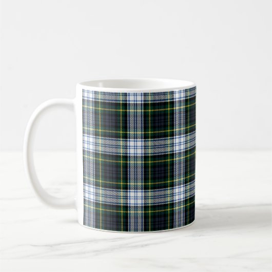 Karierter schottischer Clan Gordon Green White Kar Kaffeetasse (Links)