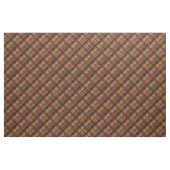 Karierter schottischer Orangenschwarz Stoff (Yard (91,4 cm))