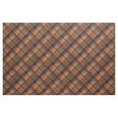 Karierter schottischer Orangenschwarz Stoff (Fat Quarter (45,7 x 55,9 cm))