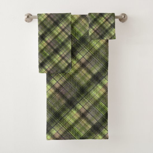 Karierter schottischer Tartan-Klassiker Badhandtuch Set (Insitu)