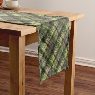 Karierter schottischer Tartan-Klassiker Kurzer Tischläufer