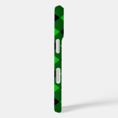 Karierter, schwarz und grün geprüfter iPhone-Fall Case-Mate iPhone Hülle (Rückseite / Rechts)