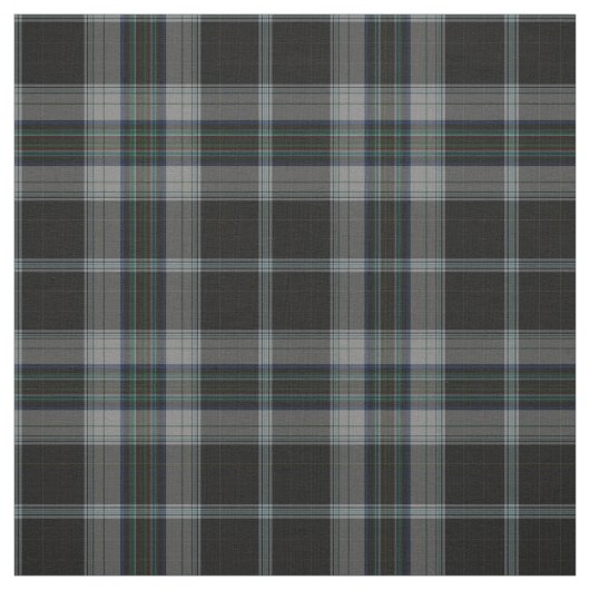 Karierter schwarzer Karkohle-Grüner Tartan Stoff (Muster)