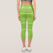 karierter Scottisch High Waisted Capris (Rückseite)