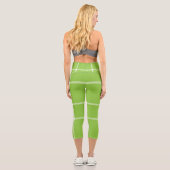 karierter Scottisch High Waisted Capris (Rückseite)