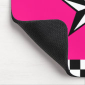 Karierter Seestern Mousepad (Ecke)