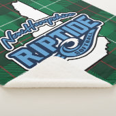 Karierter Sherpa-Blanket (grün) Sherpadecke (3/4)