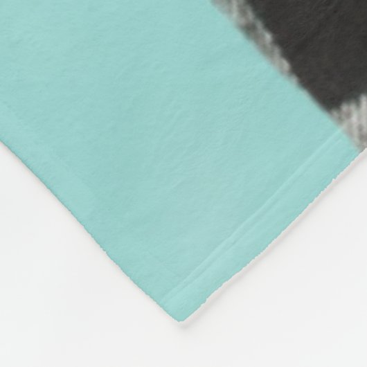 Karierter Shirt Mops Fleecedecke (Ecke)