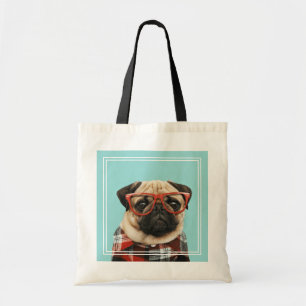 Karierter Shirt Mops Tragetasche