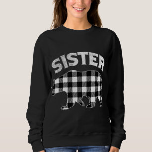 Karierter Sisternbär Christma vom Buffalo Sweatshirt