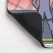 Karierter Sky Mousepad (Ecke)