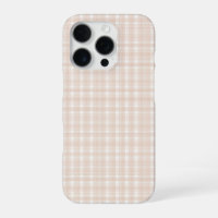 Karierter Soft Peach und Creme Cotattcore