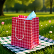 Karierter Sommer Pink Tartar