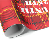 Karierter Sonderstil für den Roten Urlaub Geschenkpapier (Rolleneckpunkt)