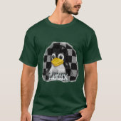 KARIERTER STEIN LINUXS T-Shirt (Vorderseite)