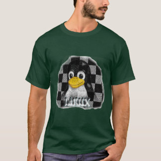 KARIERTER STEIN LINUXS T-Shirt