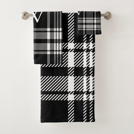 Karierter Tartan Badhandtuch Set (Insitu)