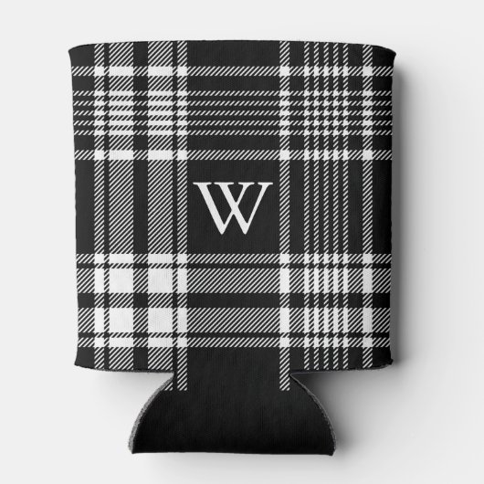 Karierter Tartan Dosenkühler (Rückseite)