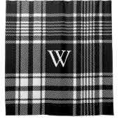 Karierter Tartan Duschvorhang (Vorderseite)