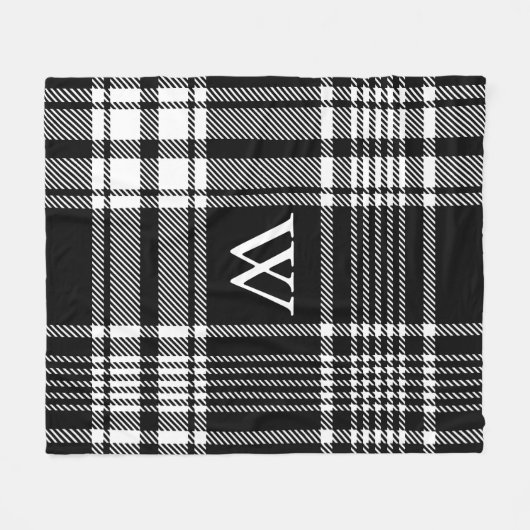 Karierter Tartan Fleecedecke (Vorderseite (Horizontal))