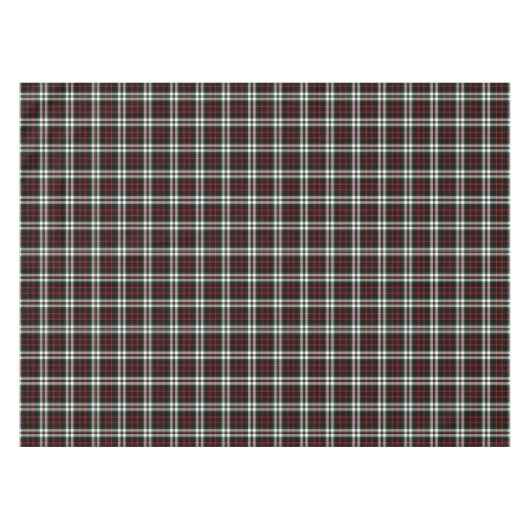 Karierter Tartan, grün, schwarz und weiß Tischdecke (Vorderseite (Horizontal))
