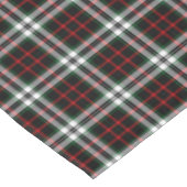 Karierter Tartan, grün, schwarz und weiß Tischdecke (Schrägansicht)