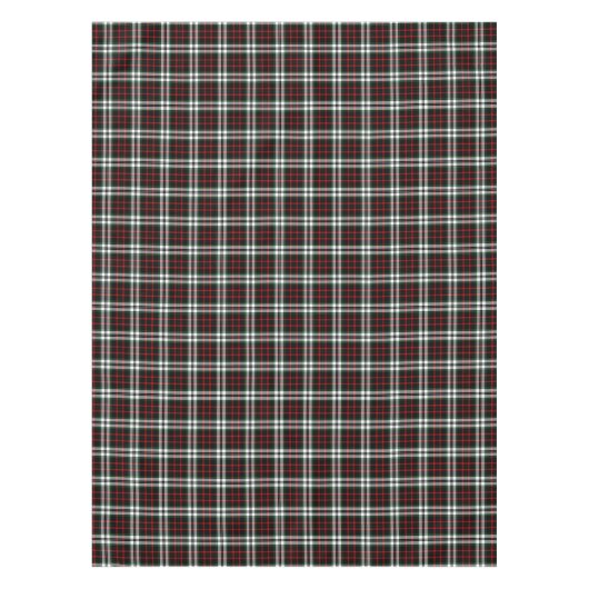 Karierter Tartan, grün, schwarz und weiß Tischdecke (Vorderseite)