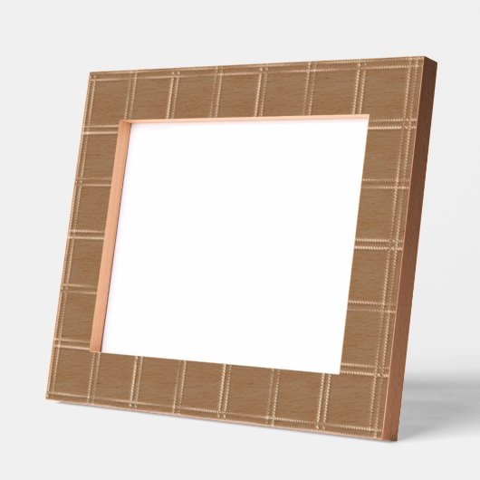Karierter Tartan-Karo Geätzte Rahmen (Links)