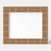 Karierter Tartan-Karo Geätzte Rahmen (Vorderseite)