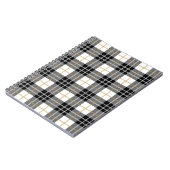 Karierter Tartan Notizblock (Linke Seite)