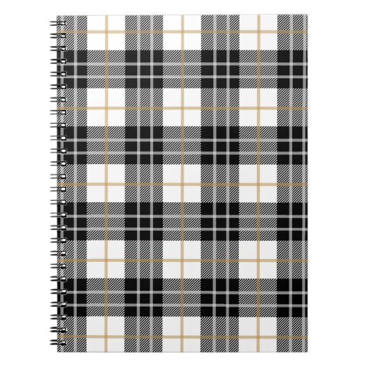 Karierter Tartan Notizblock (Vorderseite)