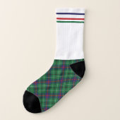 Karierter Tartan Rustic Pattern Vater Geburtstag Socken (Links - Außen)