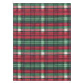 Karierter Tartan, traditioneller Rotgrüner Tartan Tischdecke (Vorderseite)