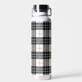 Karierter Tartan Trinkflasche (Rückseite)