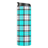 Karierter Thermaltumbler Thermosbecher (Nach rechts gedreht)