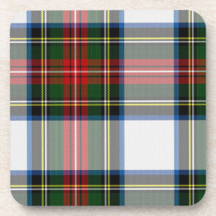 Karierter Untersetzer Green und Red Tartan