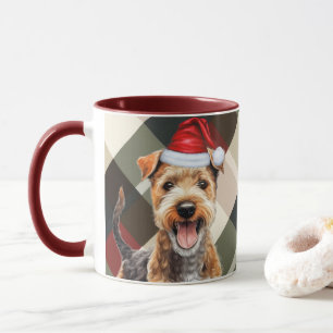 Karierter Urlaub in Lakeland Terrier Tasse