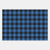 Karierter Urlaub in Rot, Grün und Blau Buffalo Geschenkpapier Set (Vorderseite 3)