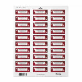 Karierter Urlaub in Rot und Schwarz Buffalo (Vorne)