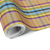 Karierter WDCM mit Pawsable Geschenkpapier (Rolleneckpunkt)