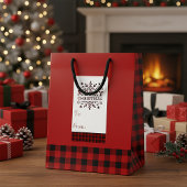 Karierter Weihnachts-Schneeflocken