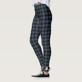 Karierter Weihnachtsbaum Blue Leggings (Links)