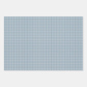 Karierter Weihnachtsbüffel Karo | Gingham pastellf Geschenkpapier Set (Vorderseite 3)