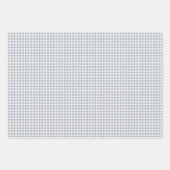 Karierter Weihnachtsbüffel Karo | Gingham pastellf Geschenkpapier Set (Vorderseite 2)