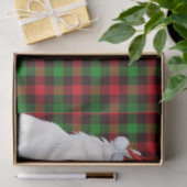 Karierter Weihnachtsfeiertag Seidenpapier (Geschenk)