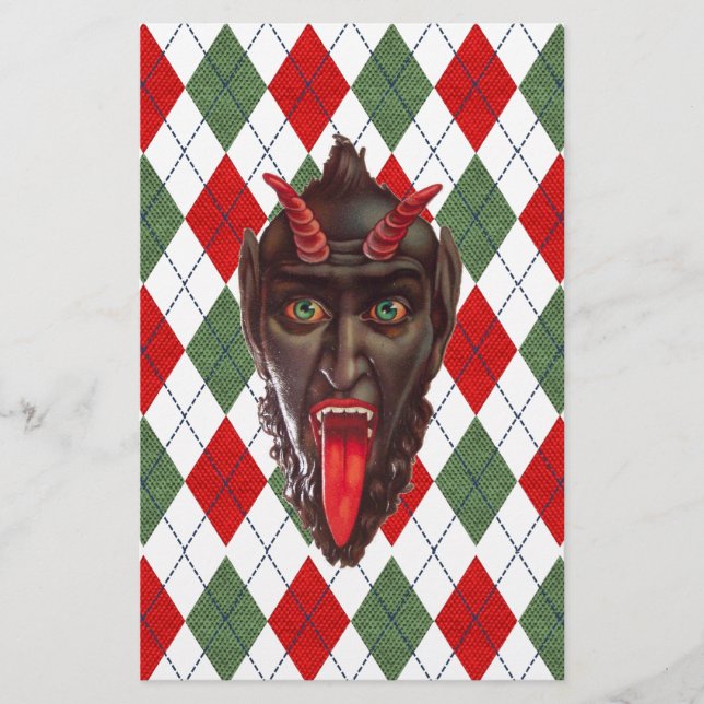 karierter Weihnachtskrampf (Vorderseite)