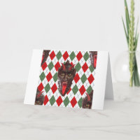 karierter Weihnachtskrampf