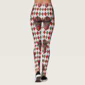 karierter Weihnachtskrampf Leggings (Rückseite)